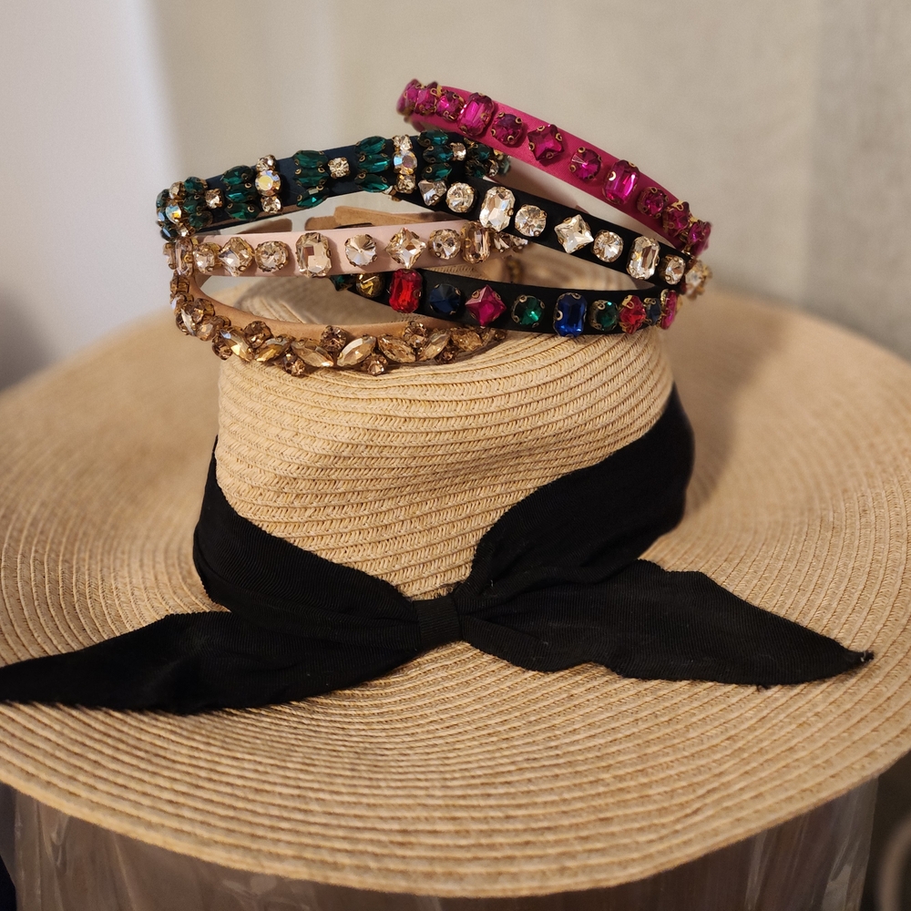 Elegant Gemstone Headbands